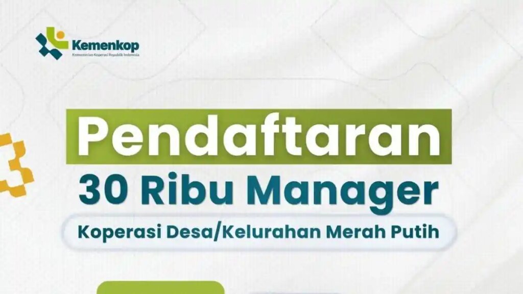 Rekrutmen-30000-Manajer-Kopdes-Merah-Putih-Dibuka